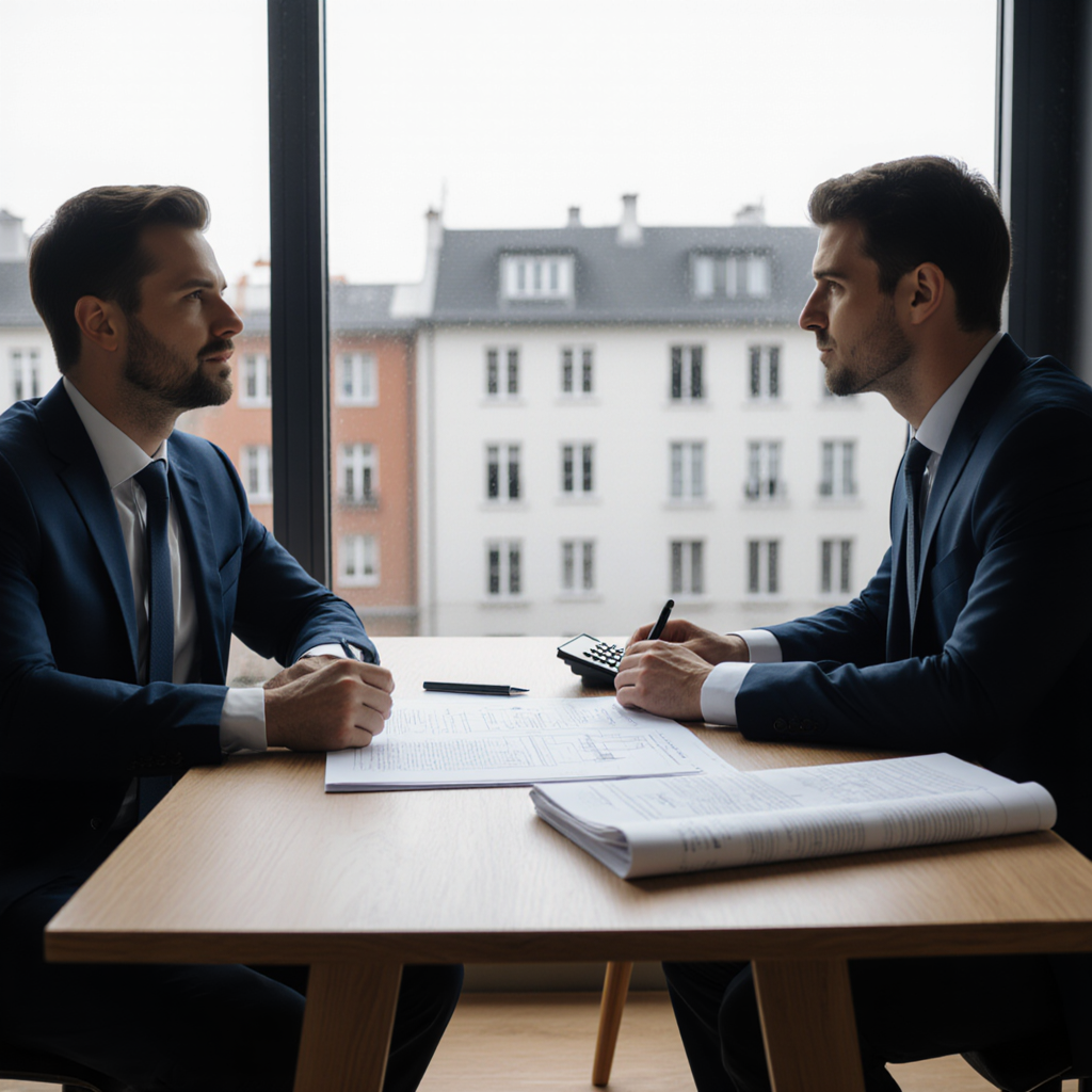 Preisverhandlungen in der Immobilienbranche